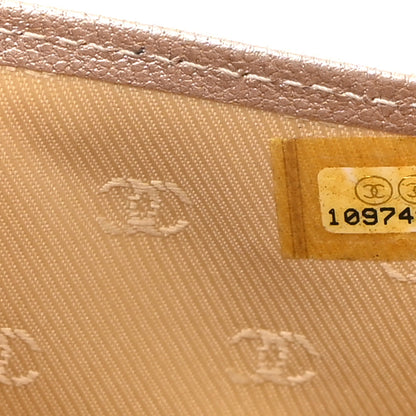 Chanel Metallic Goatskin Wallet On Chain WOC Gold 8 of 11
