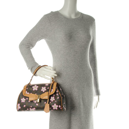 Louis Vuitton Monogram Cherry Blossom Sac Retro Bag Brown 2 of 11