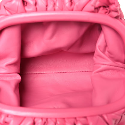 Bottega Veneta Nappa Intrecciato The Mini Pouch Rosa Shock 5 of 8