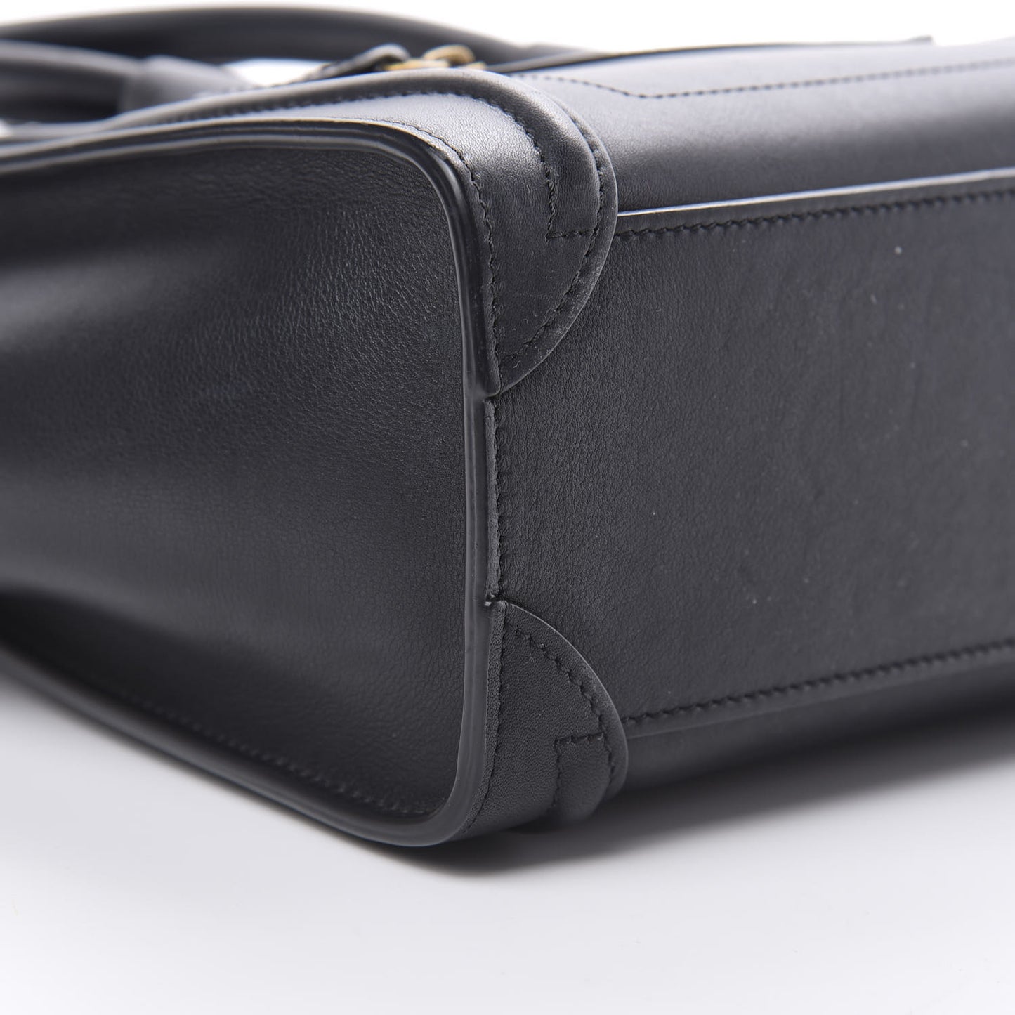 Smooth Calfskin Nano Luggage Black