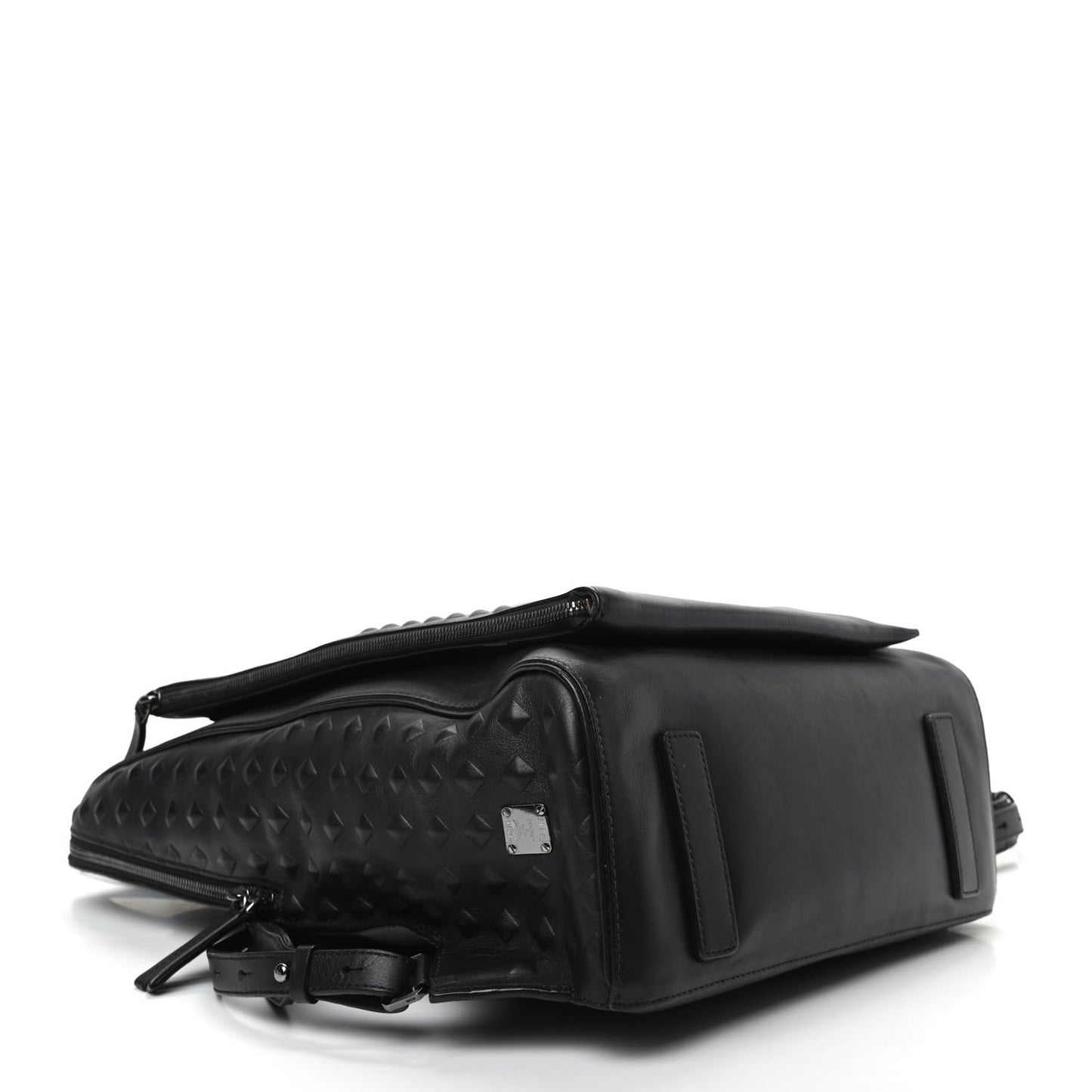 Calfskin Embossed Medium M Moment Backpack Black