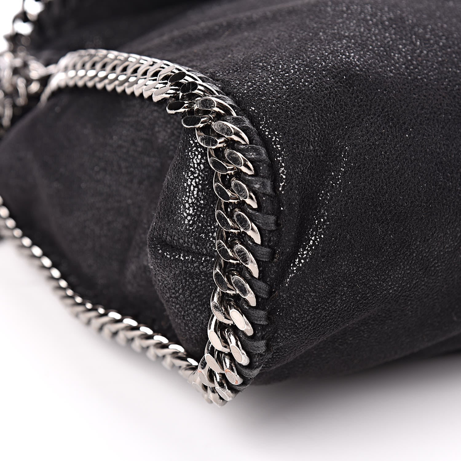 Stella McCartney Shaggy Deer Falabella Fold Over Tote Black 5 of 16