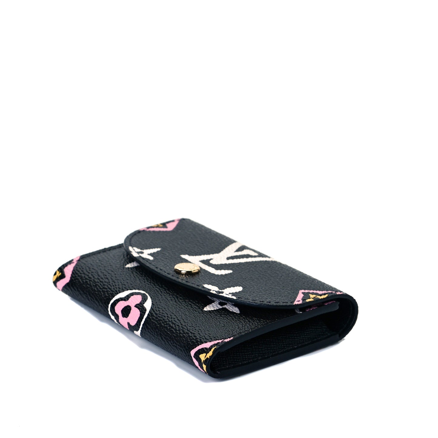 Monogram Giant Wild At Heart Rosalie Coin Purse Black