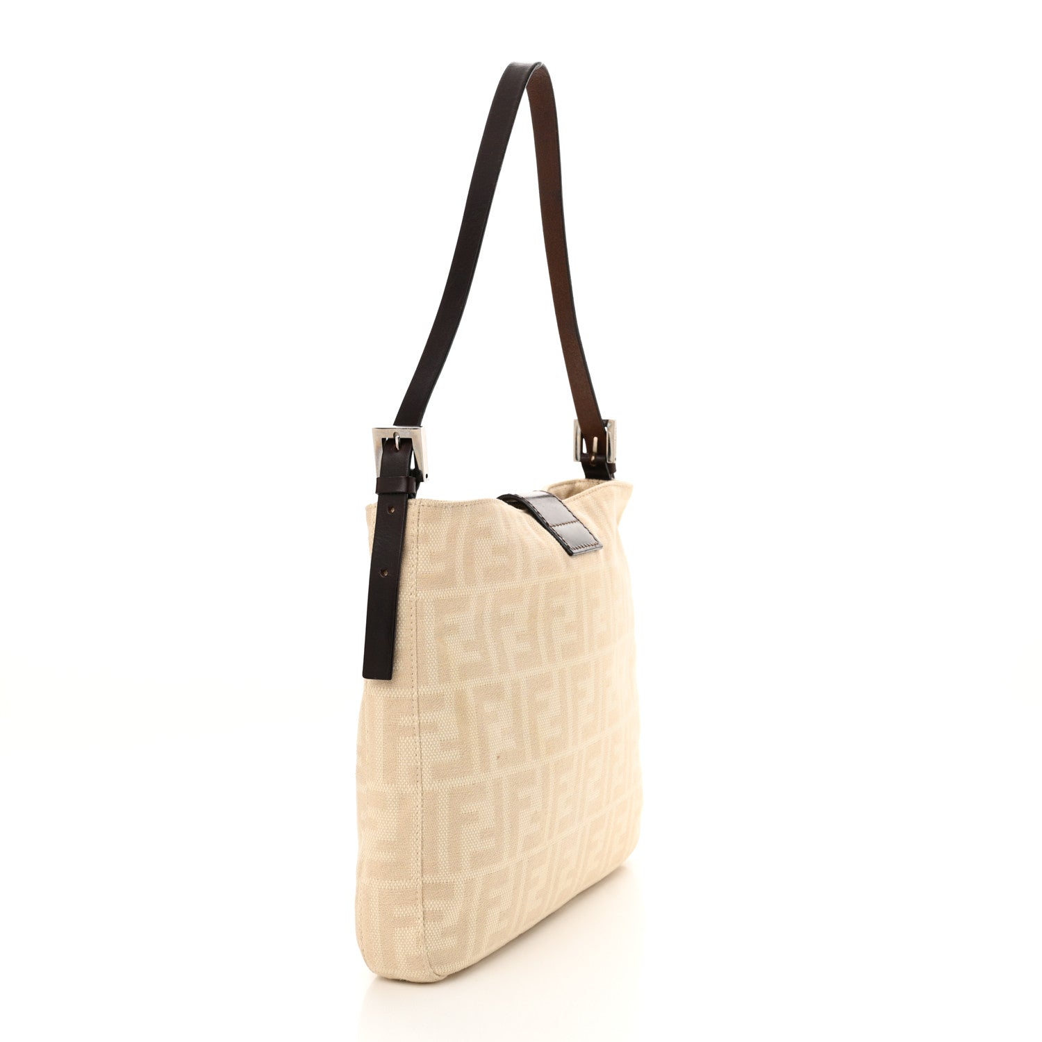Fendi Zucca Shoulder Bag Beige 3 of 11