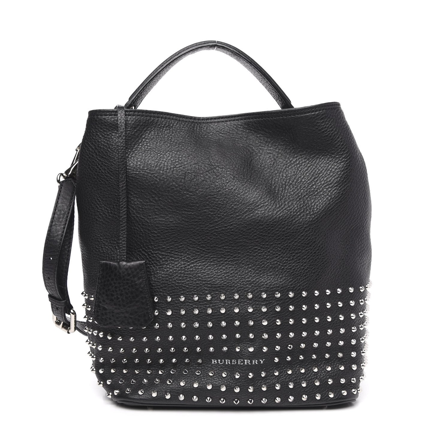 Calfskin Studded Medium Susanna Hobo Black