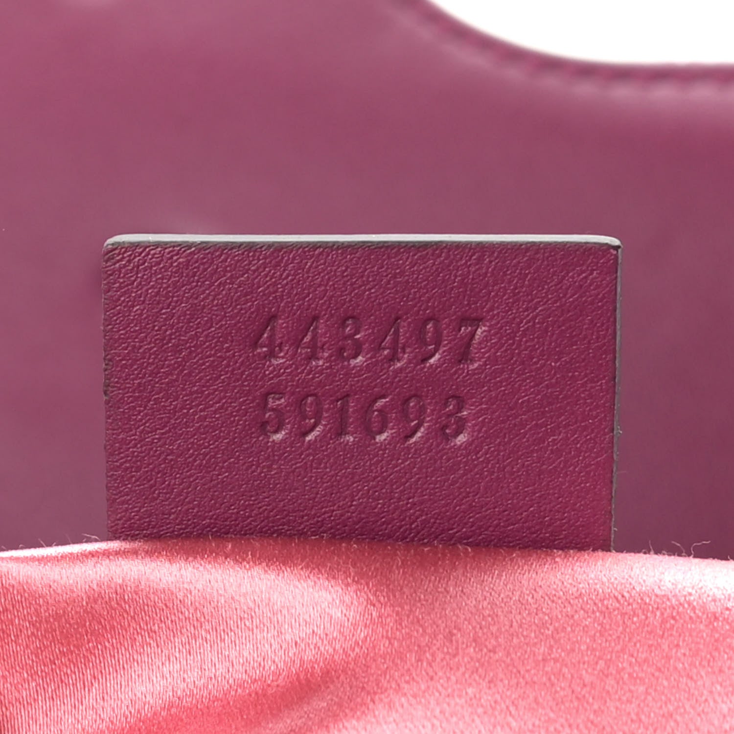 Gucci Velvet Matelasse Small GG Marmont Shoulder Bag Fuchsia Violet Cyclamen 7 of 10