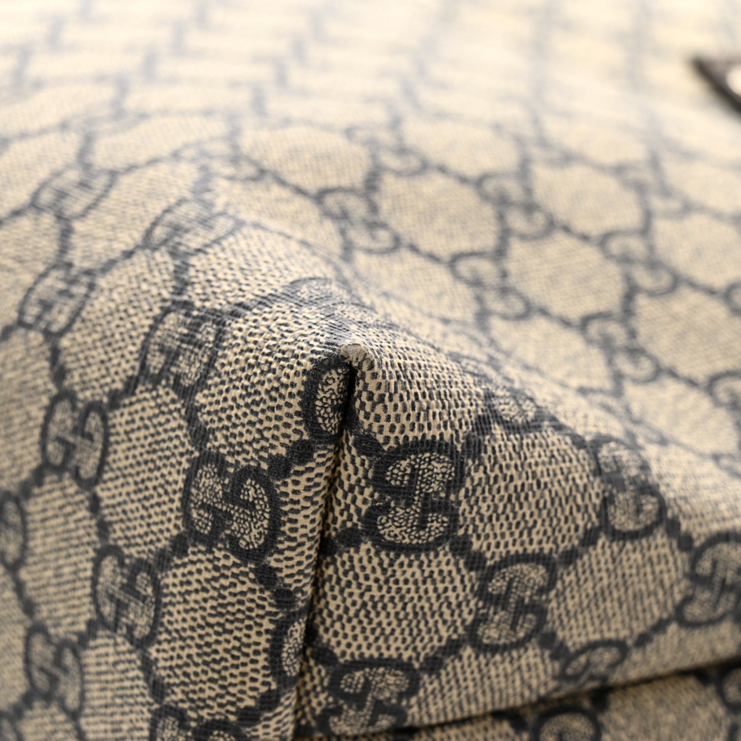 GG Plus Monogram Medium Signature Web Loop Tote Navy