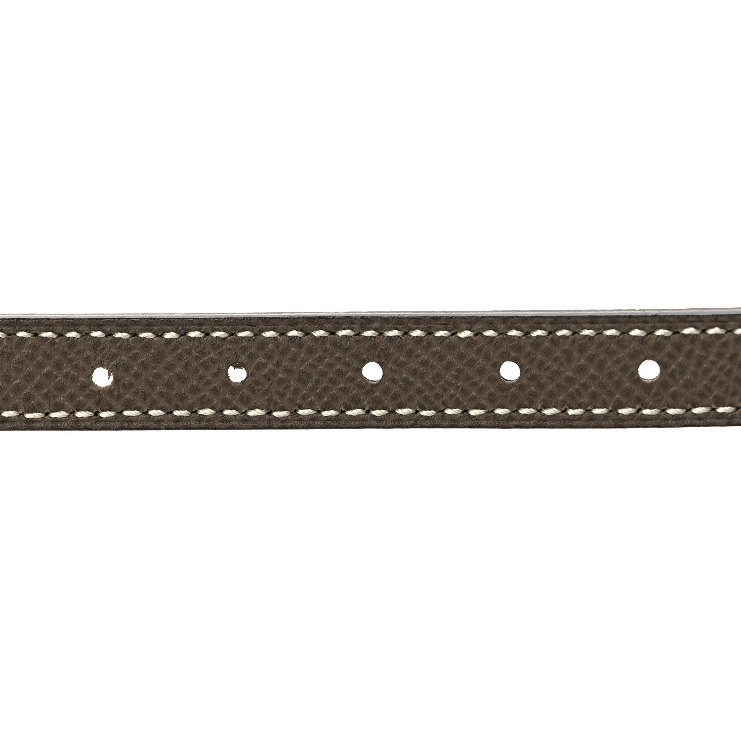 Hermes Swift Epsom 13mm Mini Laquee Reversible Belt 85 34 Etoupe Black 4 of 6