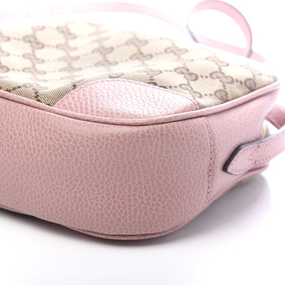 Gucci Monogram Mini Bree Messenger Bag Beige Soft Pink 9 of 9