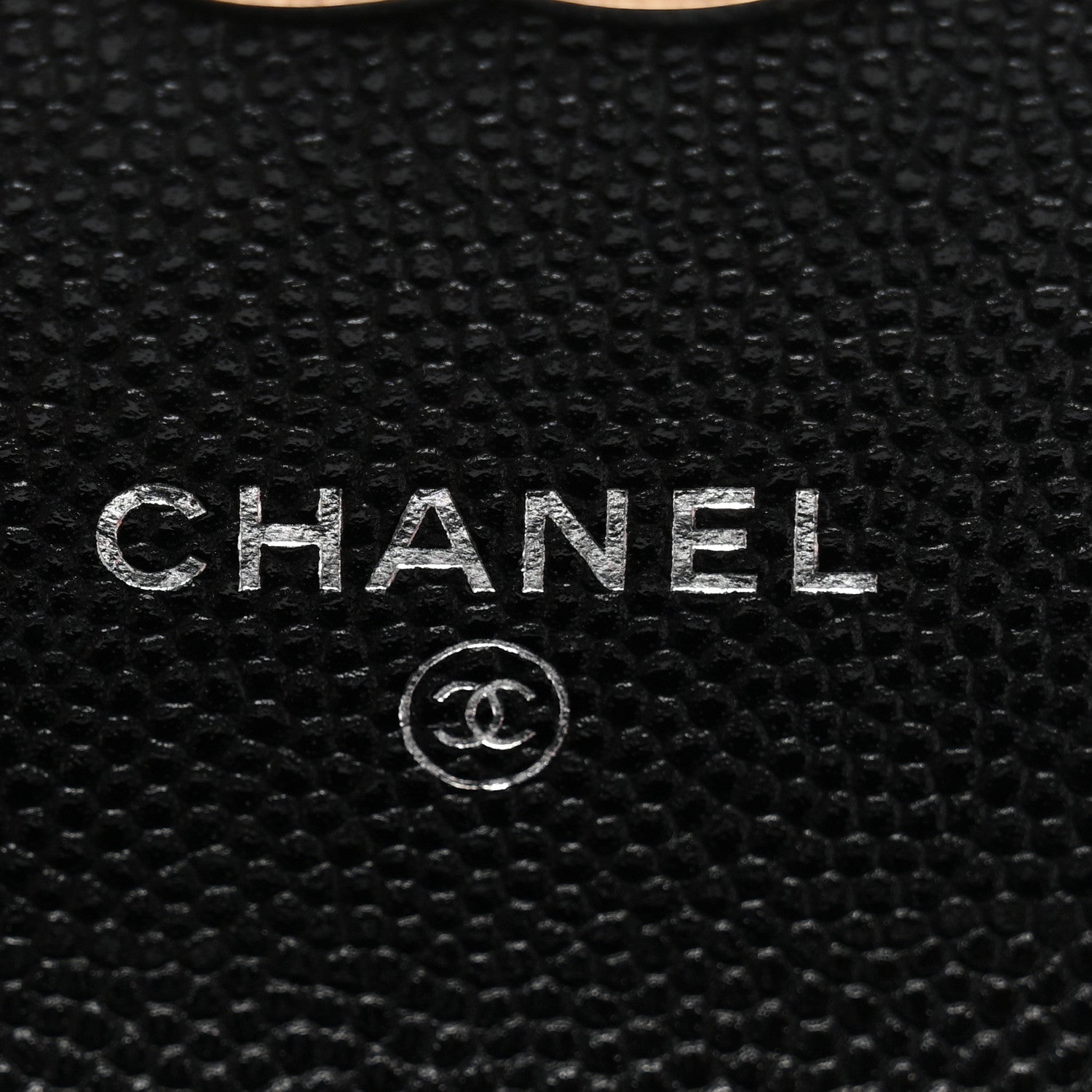 Chanel Caviar Quilted Enamel Top Handle Flap Clutch With Chain Black 6 of 11