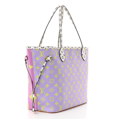 Louis Vuitton Monogram Giant Neverfull MM Pink Lilac 4 of 12