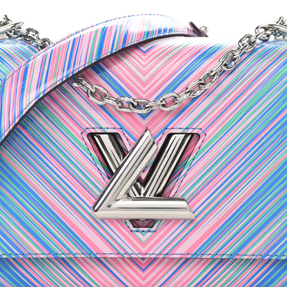 Louis Vuitton Epi Tropical Twist Shoulder Bag MM Blue Rose 6 of 8