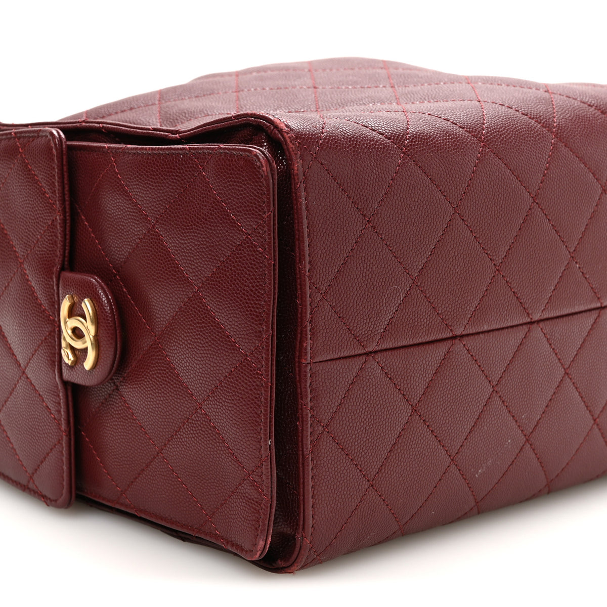 Chanel Caviar Quilted Medium Chanel 25 Handbag Burgundy 17 of 19