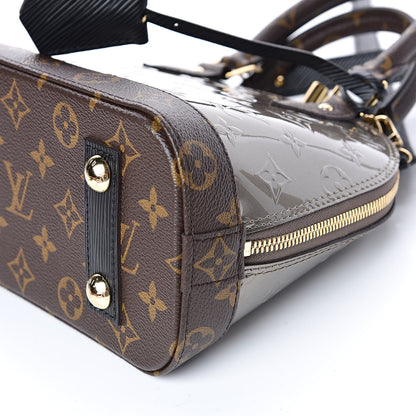 Louis Vuitton Vernis Epi Monogram Alma BB Champagne Metallise 8 of 10