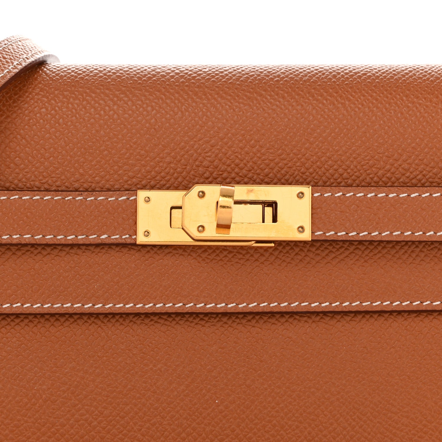Hermes Epsom Kelly Wallet To Go Gold 7 of 10