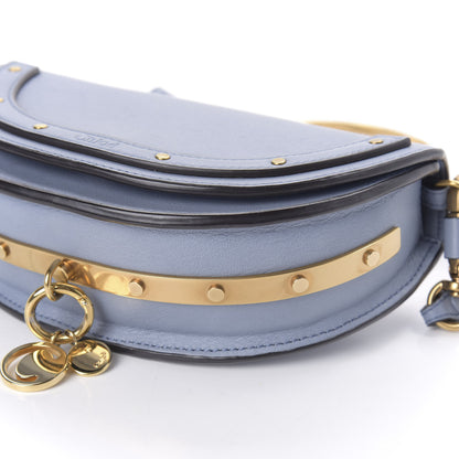 Chloe Calfskin Small Nile Bracelet Minaudiere Bag Street Blue 7 of 9