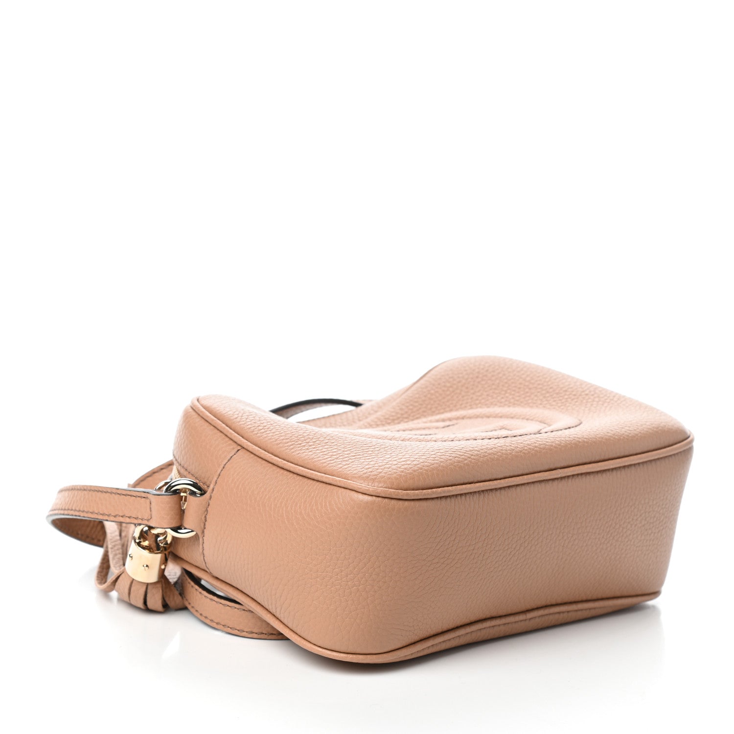 Gucci Pebbled Calfskin Small Soho Disco Bag Rose Beige 4 of 9