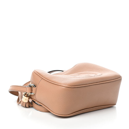Gucci Pebbled Calfskin Small Soho Disco Bag Rose Beige 4 of 9