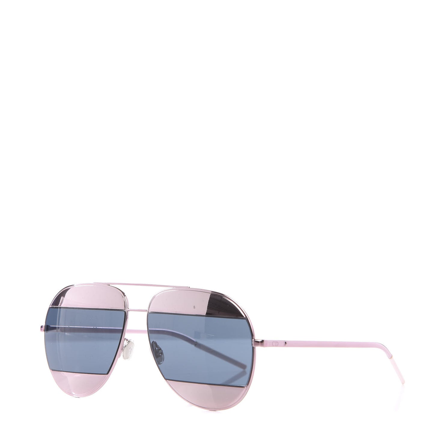 Split 1 Aviator Sunglasses Pink Blue