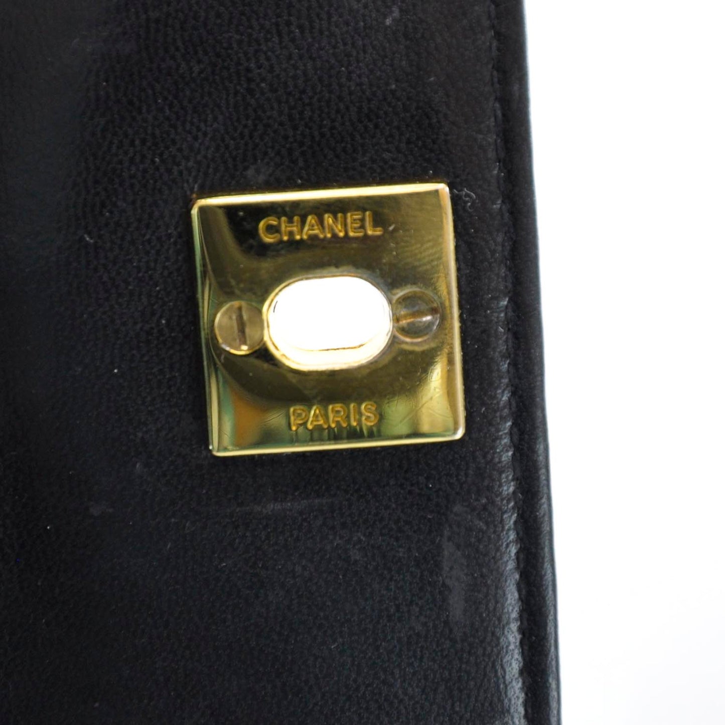 Lambskin Quilted Mini Flap Black