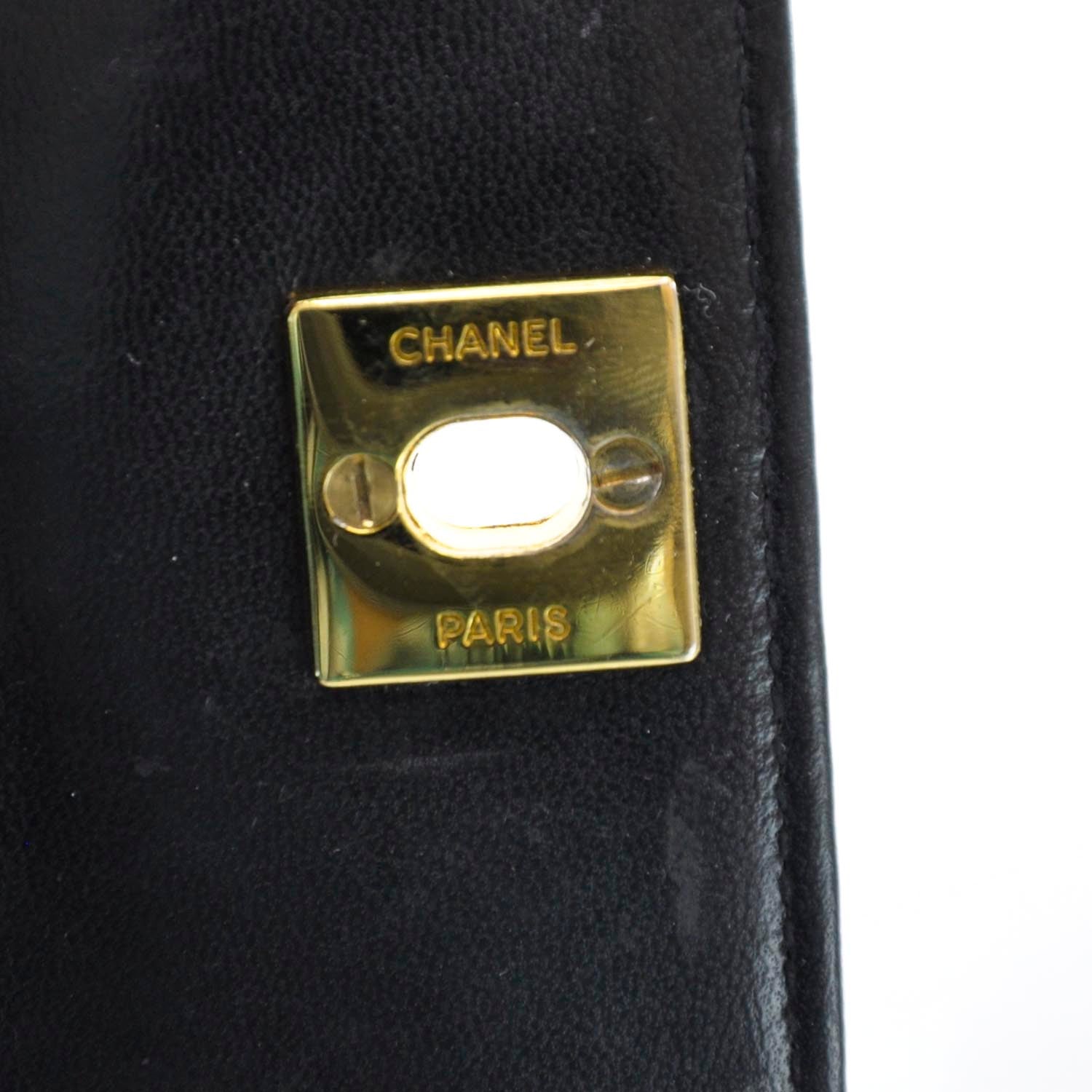 Chanel Lambskin Quilted Mini Flap Black 8 of 8