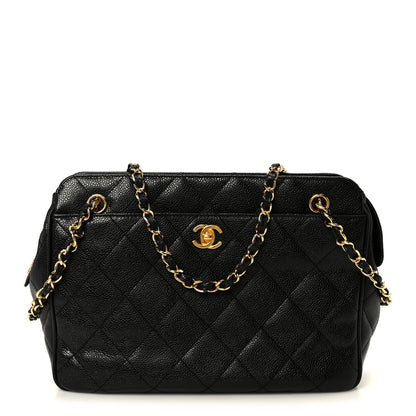 Chanel Caviar Quilted Shoulder Bag Black 1 of 10