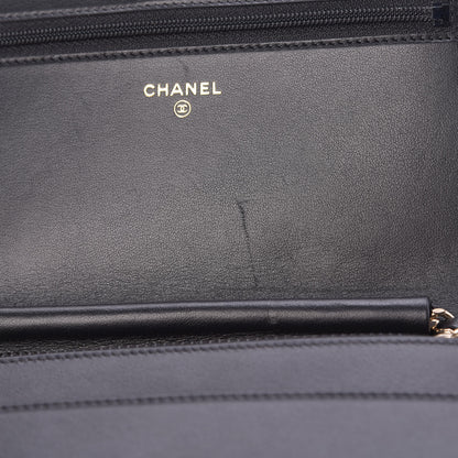Chanel Caviar Quilted Vintage Mademoiselle Wallet On Chain WOC Black 17 of 20