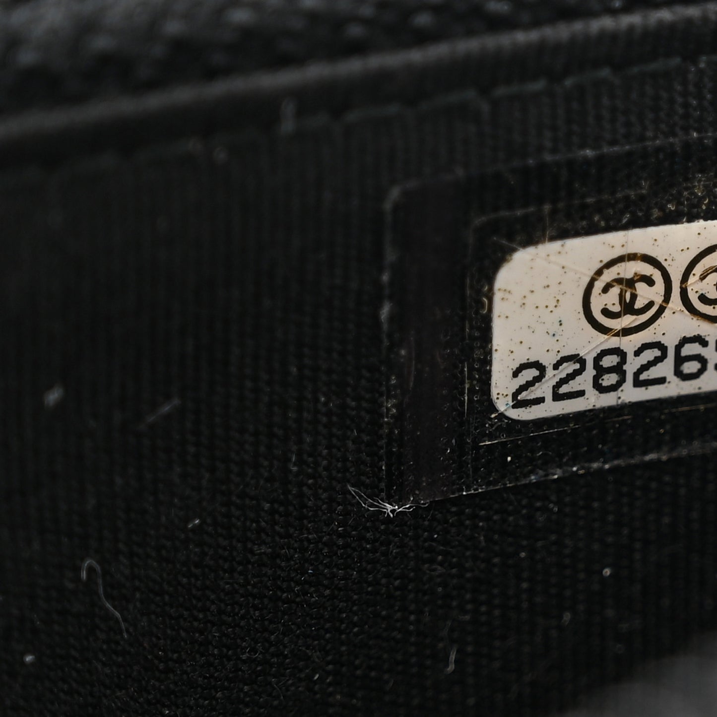 Caviar Quilted Small Boy Zip Around Wallet Black