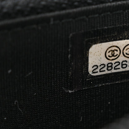 Chanel Caviar Quilted Small Boy Zip Around Wallet Black 8 of 8