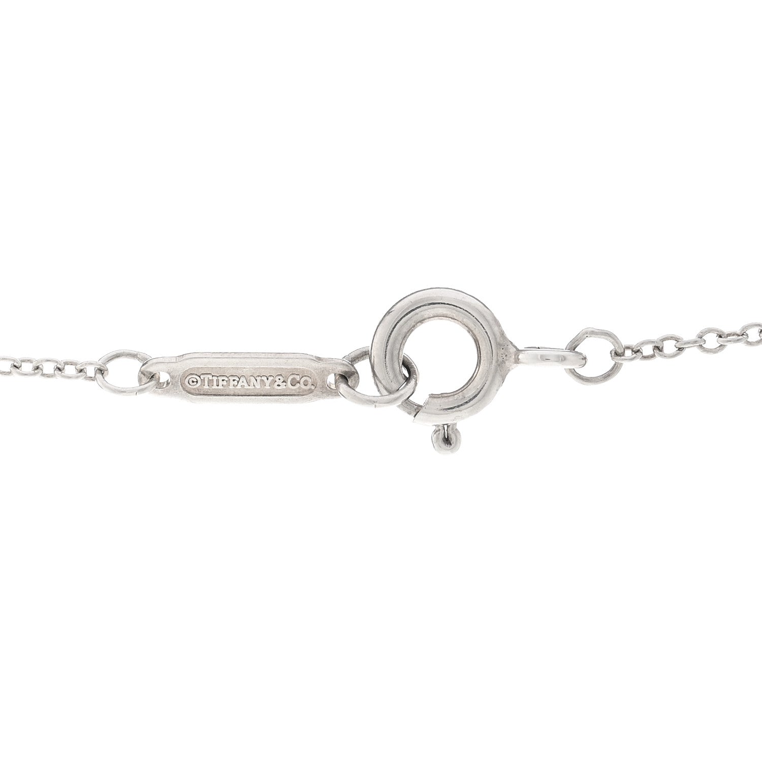 Tiffany Sterling Silver Rubedo 1837 Circles Pendant Necklace 4 of 4