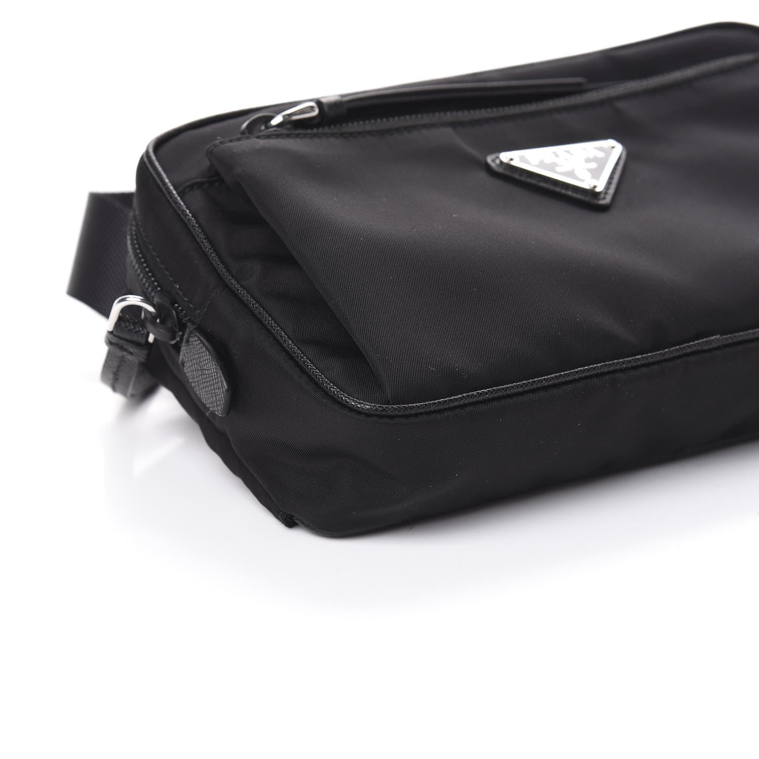 Prada Tessuto Nylon Belt Bag Black 8 of 9