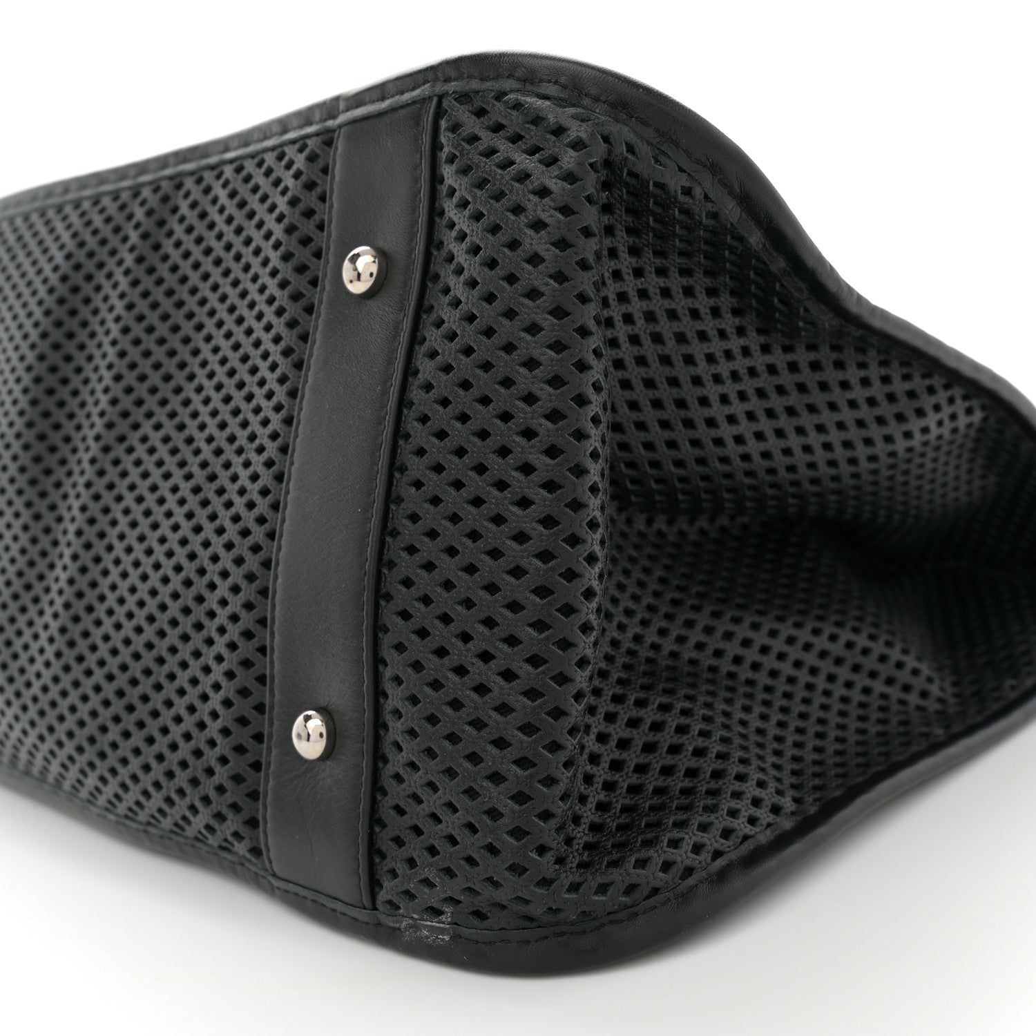 Chanel Calfskin Perforated Up In The Air Tote Black 10 of 11