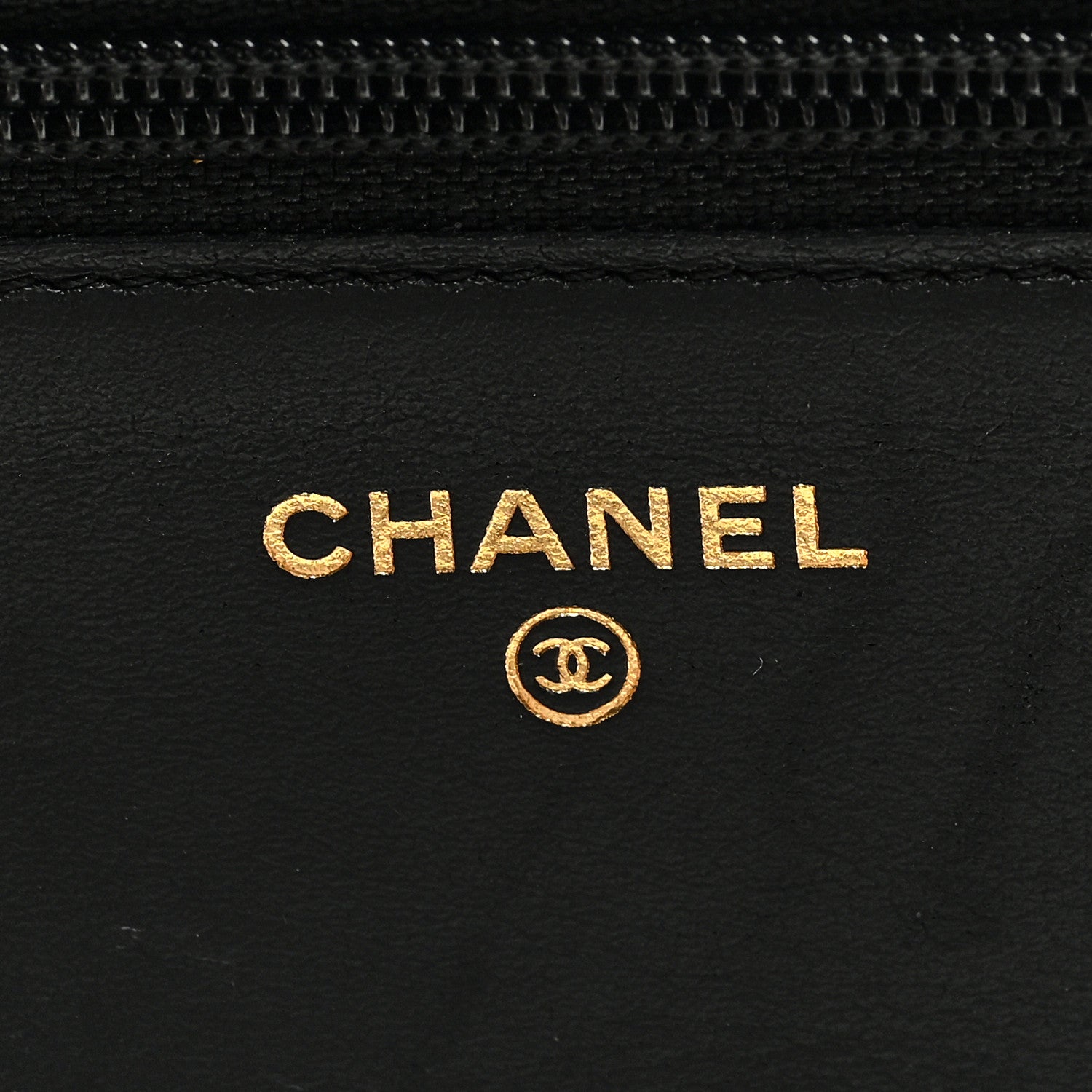 Chanel Snakeskin Calfskin Chain Around Boy Wallet On Chain WOC Black 6 of 10