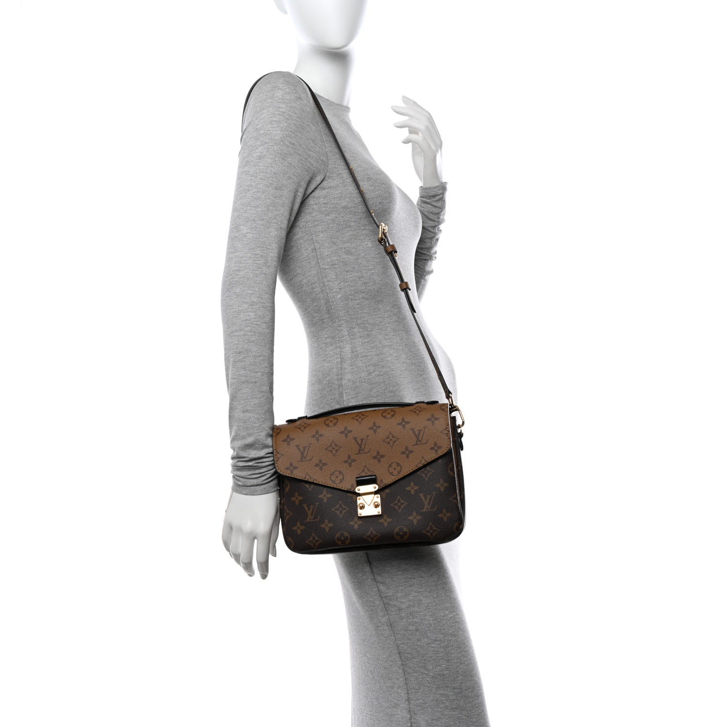 Louis Vuitton Reverse Monogram Pochette Metis 2 of 10