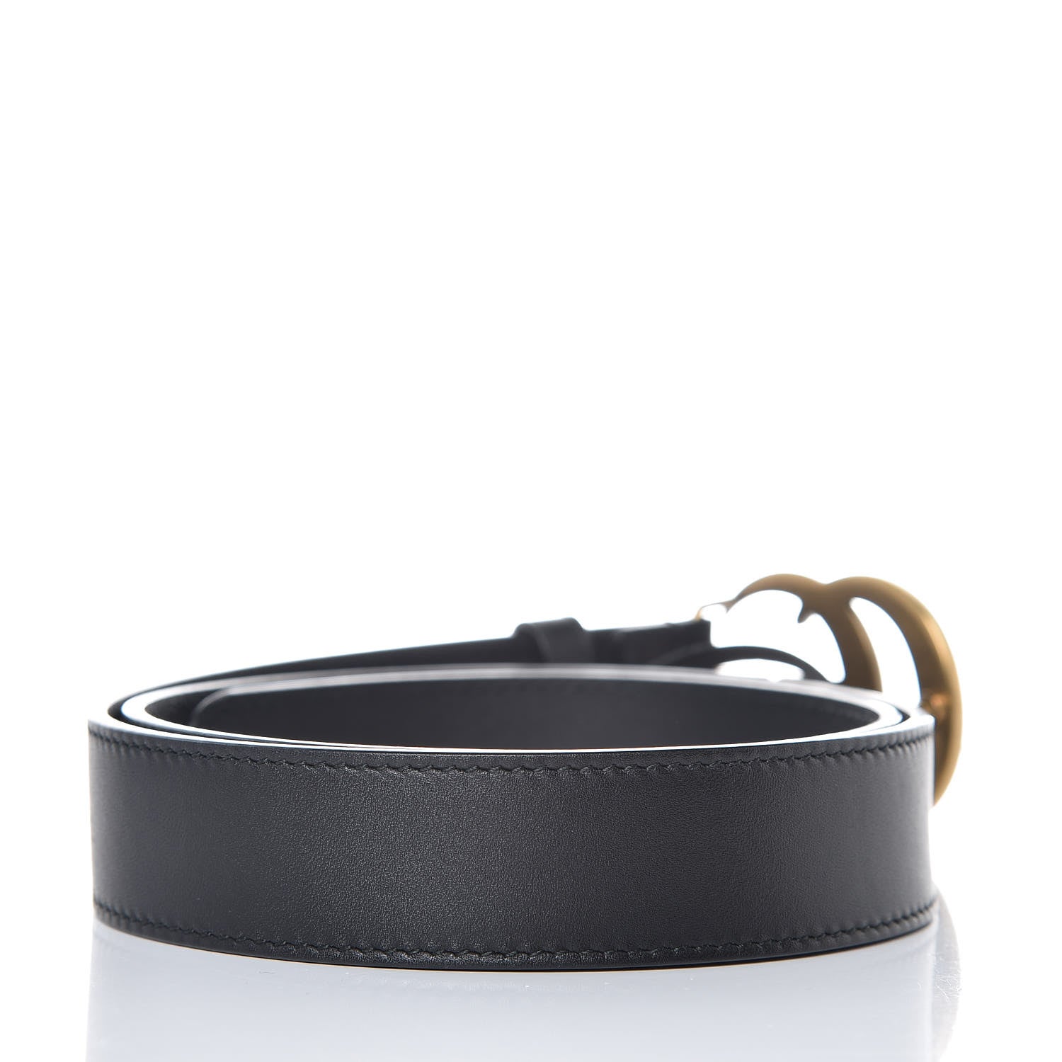 Gucci Calfskin Double G 30mm Belt 75 30 Black 3 of 7