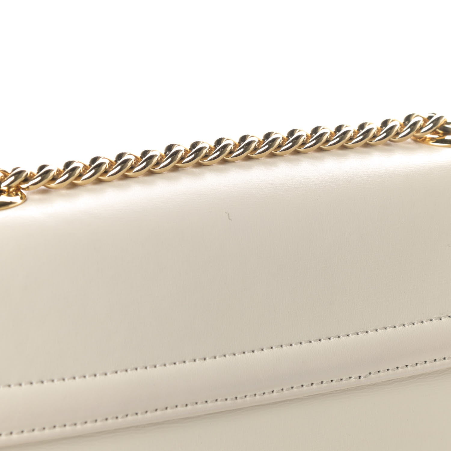 Gucci Vitello Palmellato Lux Crystal Medium Rajah Shoulder Bag Mystic White Multicolor 16 of 16