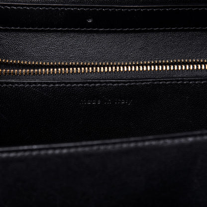 Celine Box Calfskin Medium Classic Box Flap Bag Black 9 of 20