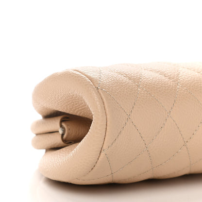 Chanel Caviar Quilted Timeless Clutch Beige Clair 7 of 9
