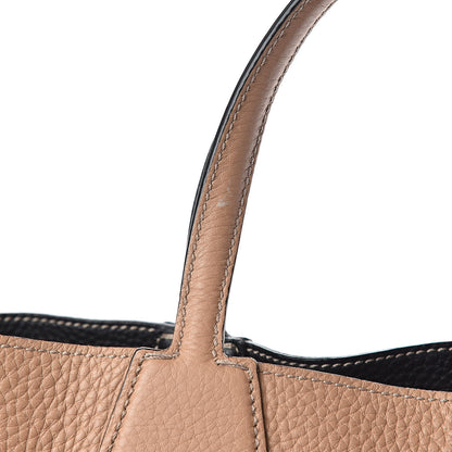 Gucci Cellarius Calfskin Bi-Color Medium Ramble Reversible Tote Black Camelia 16 of 16