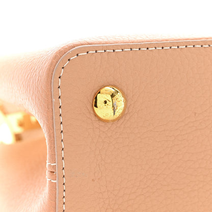 Louis Vuitton Taurillon Gradient Capucines PM Cloudy Creme 12 of 18