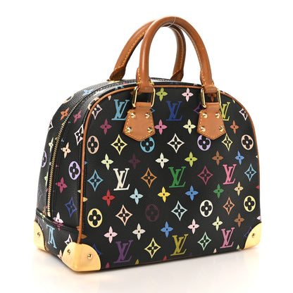 Louis Vuitton Monogram Multicolor Trouville Black 3 of 9