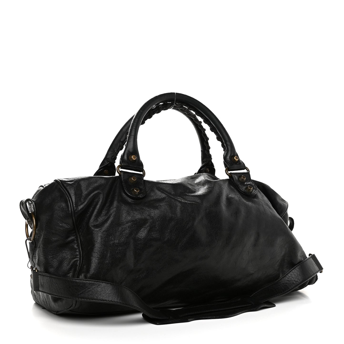 Agneau Classic Hardware Twiggy Black
