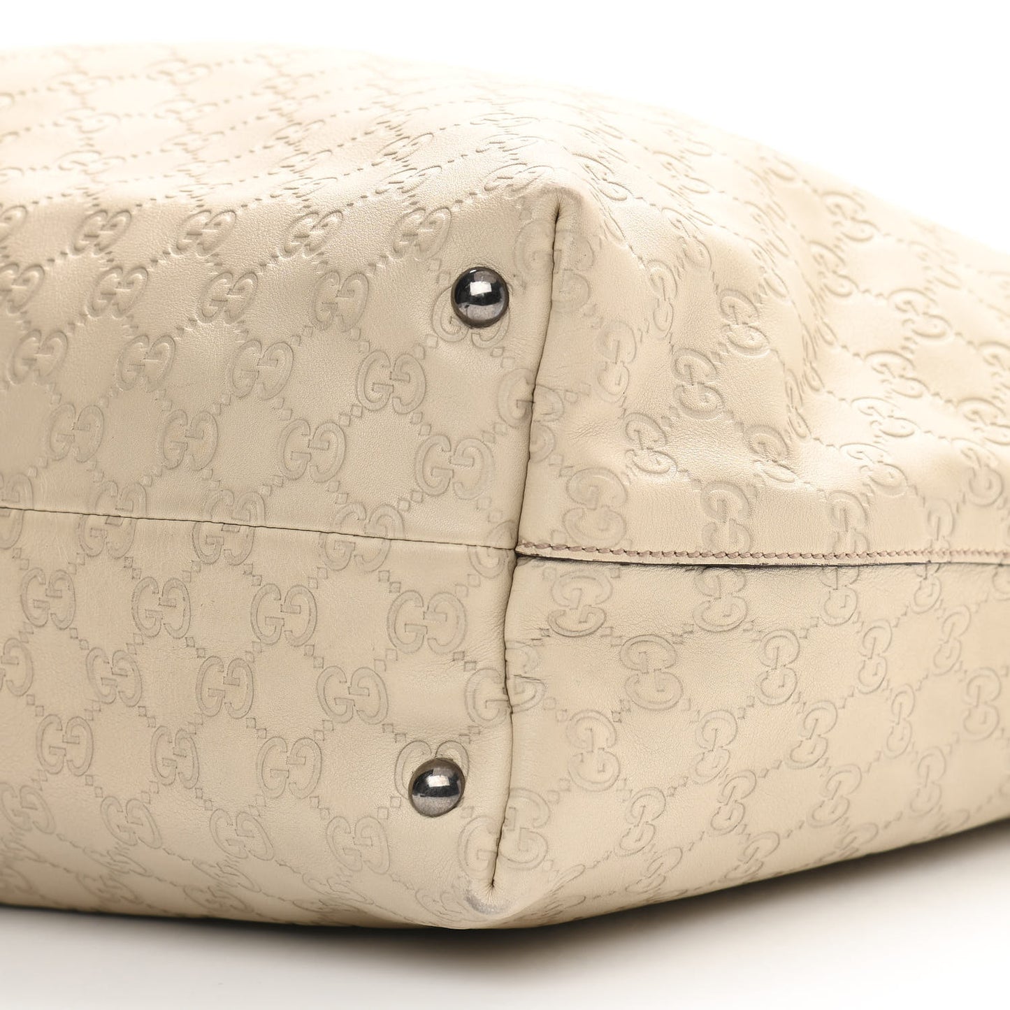 Guccissima Medium Icon Bit Tote Off White