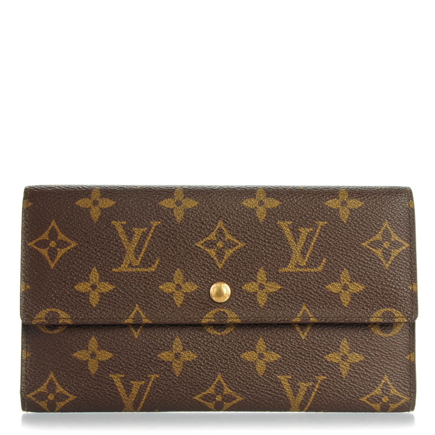 Louis Vuitton Monogram Porte Tresor International Wallet 1 of 7