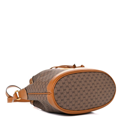Gucci X DISNEY Mini Vintage GG Supreme Monogram Bucket Bag Beige Vintage Sun Oil 3 of 10