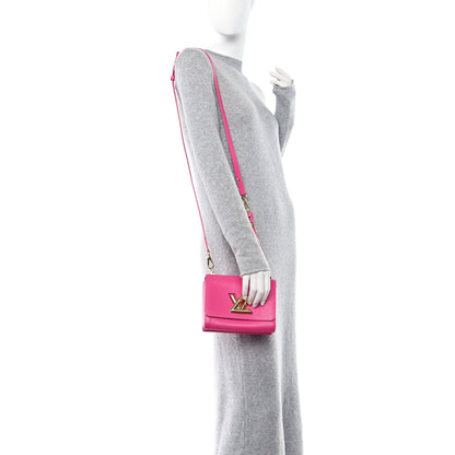 Louis Vuitton Epi Twist Braided Chain Shoulder Bag PM Rose Miami Pink 2 of 13