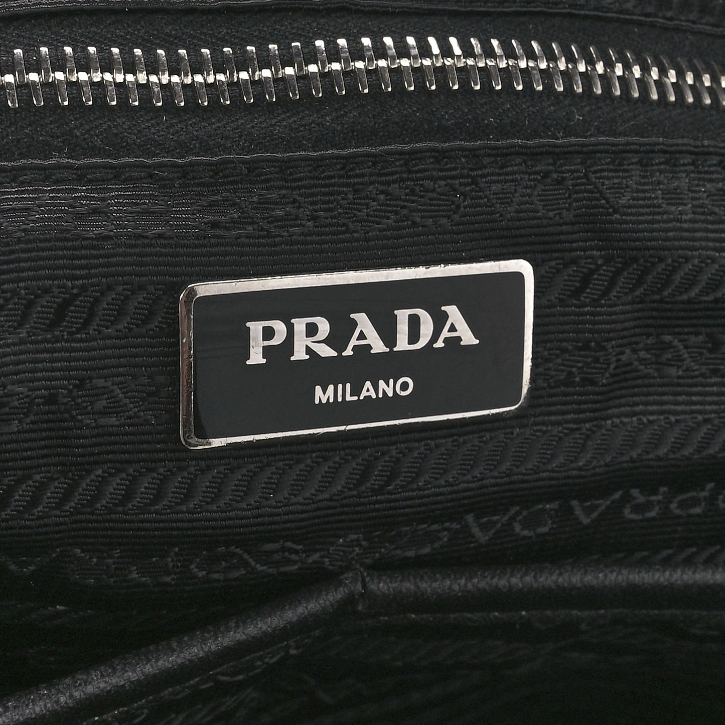 Nylon Vela Baby Bag Black