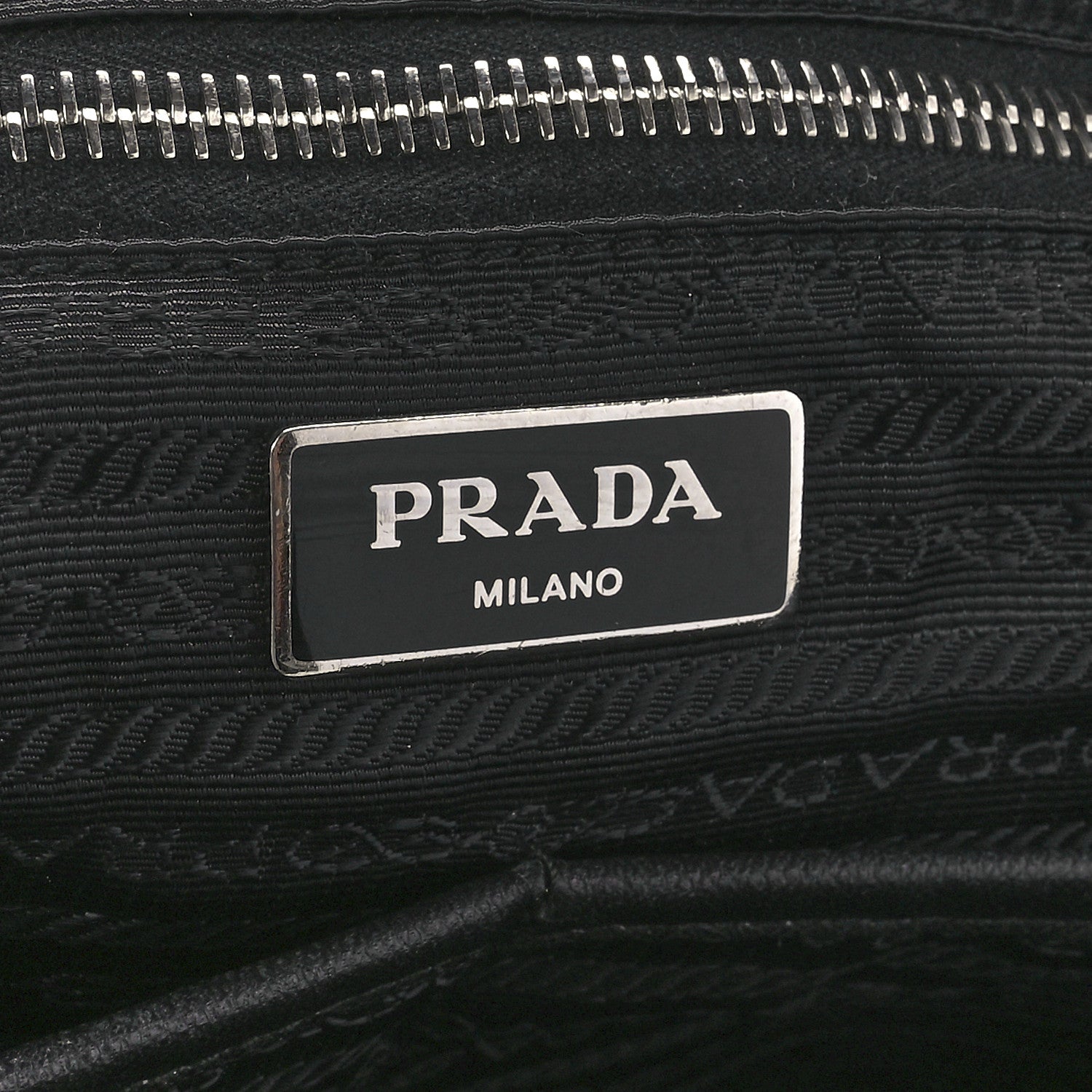 Prada Nylon Vela Baby Bag Black 6 of 15