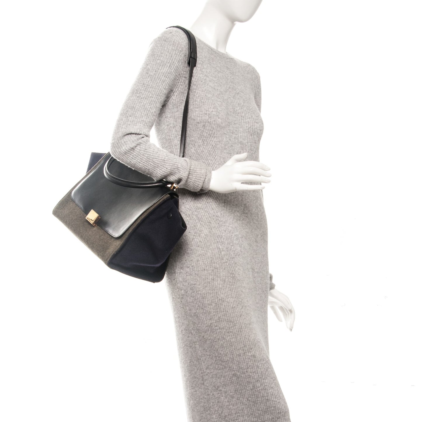 Smooth Calfskin Felt Medium Trapeze
