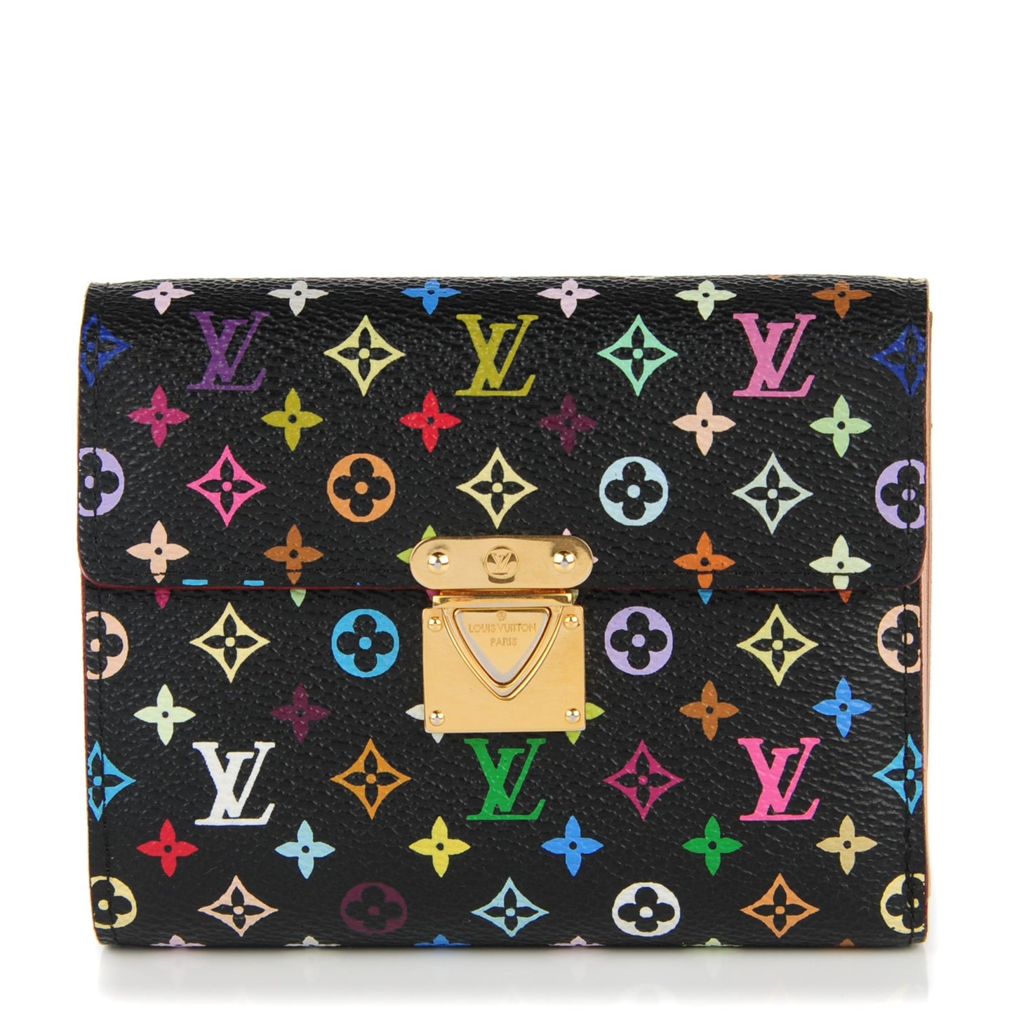 Monogram Multicolor Koala Wallet Black